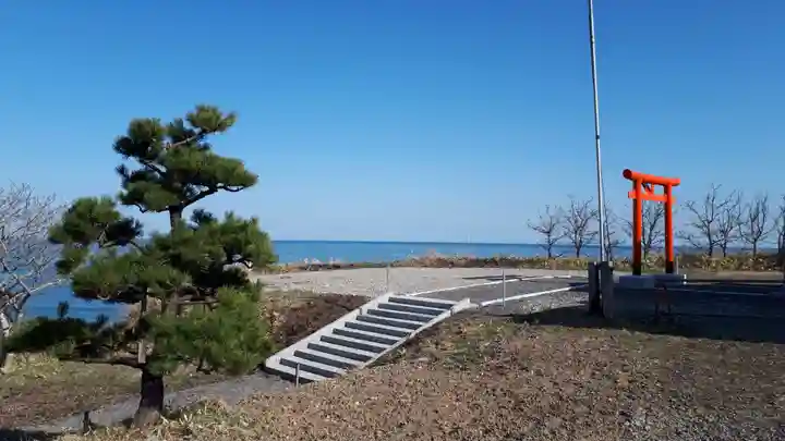 虎杖浜神社の景色
