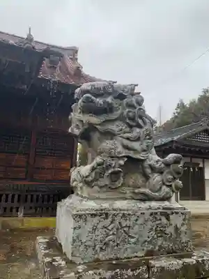 新町神炊館神社の狛犬
