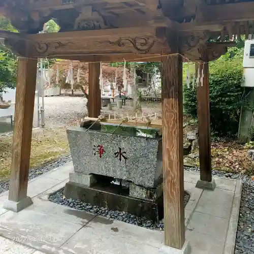 上之村神社の手水