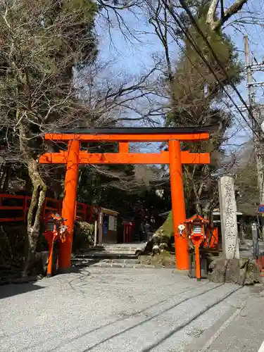 貴船神社の鳥居