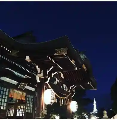 落合白山神社の本殿・本堂