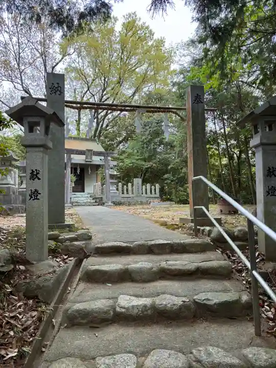 名来神社の景色