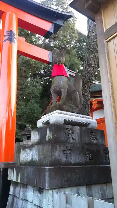 伏見稲荷大社の狛犬