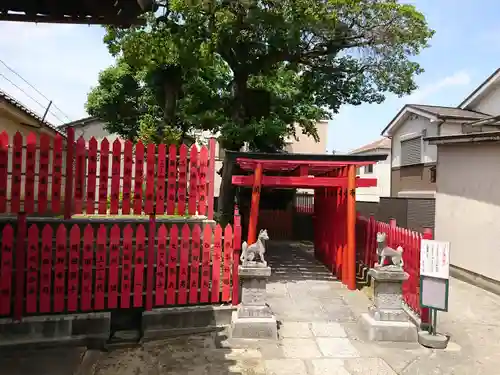 瓜破天神社の鳥居