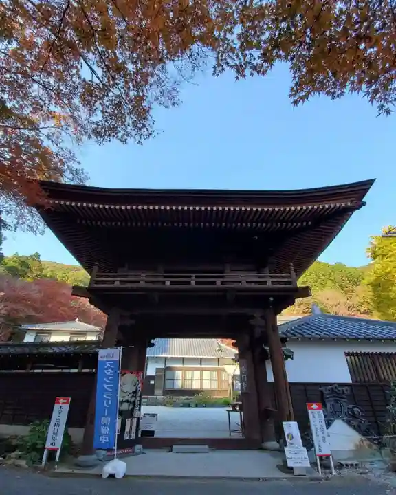 普門寺(切り絵御朱印発祥の寺)の山門・神門