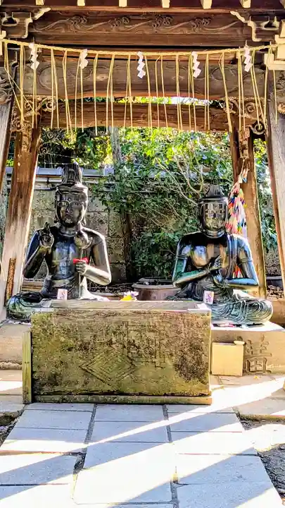 題経寺(柴又帝釈天)の手水舎