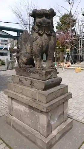 烈々布神社の狛犬