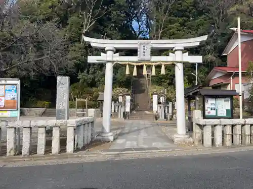 白旗神社の鳥居