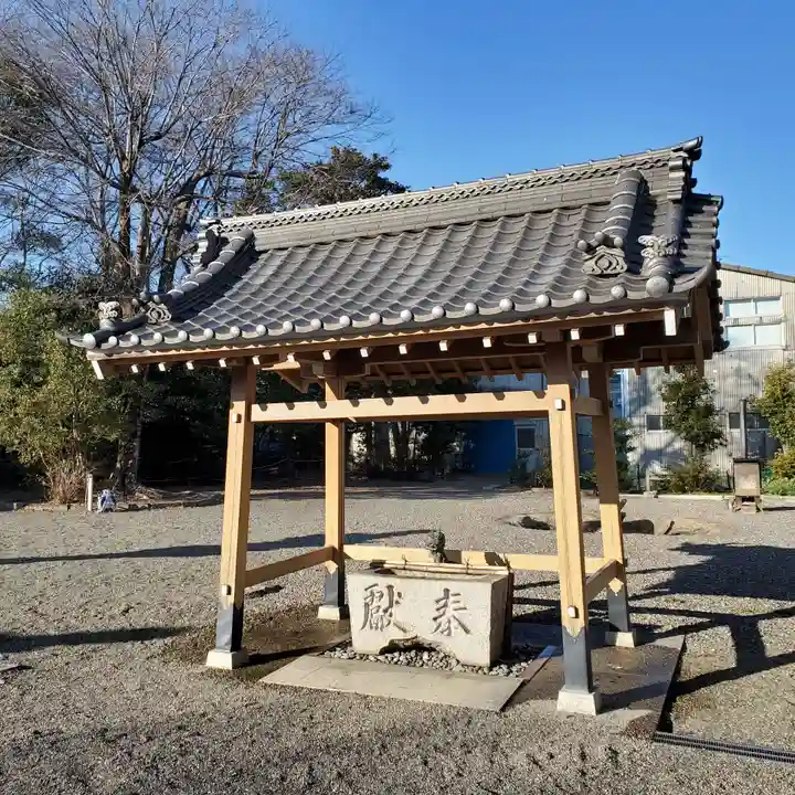 城南神社の手水舎