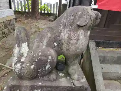 子安神社の狛犬