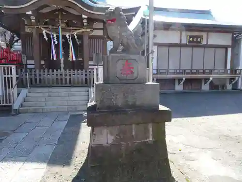 谷戸三輪神社の狛犬