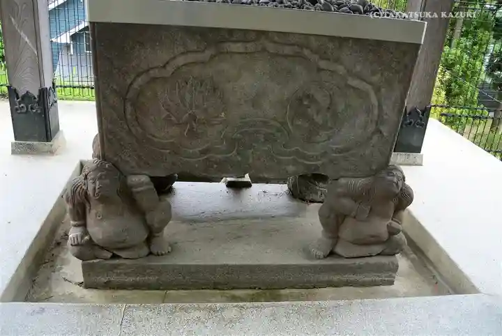 武州柿生琴平神社の手水舎