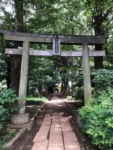 大岱稲荷神社の鳥居