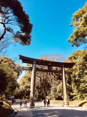 明治神宮の鳥居