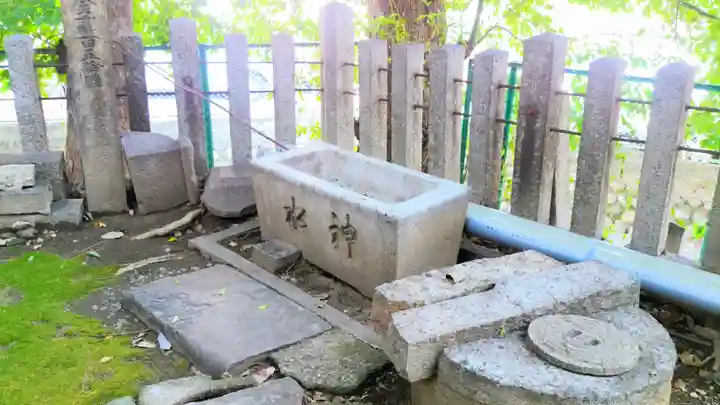 山神社(松原山神社)の手水舎