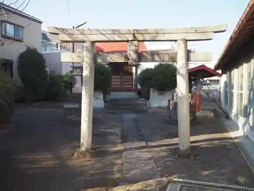 稗田稲荷神社の鳥居