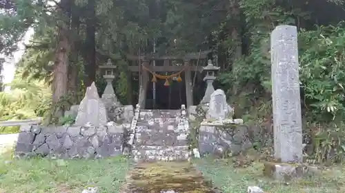 吉沢神明社の鳥居