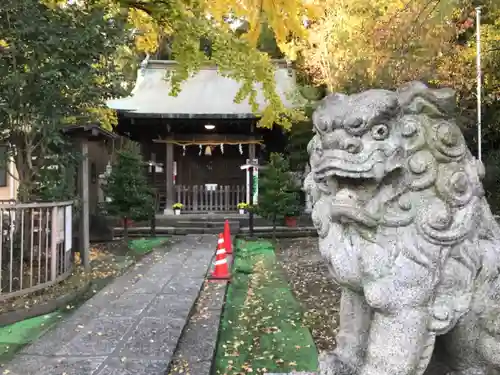 子之神社の狛犬