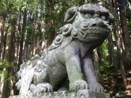 戸隠神社宝光社の狛犬