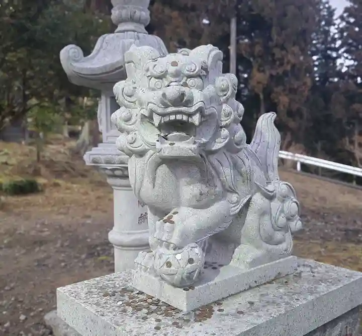 櫻田山神社の狛犬