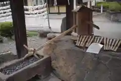 中氷川神社の手水