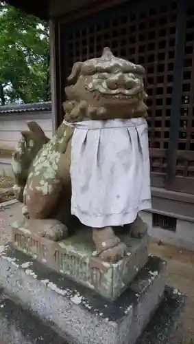 新屋坐天照御魂神社(西河原鎮座)の狛犬