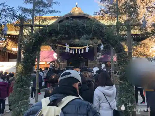 葛飾八幡宮の本殿・本堂