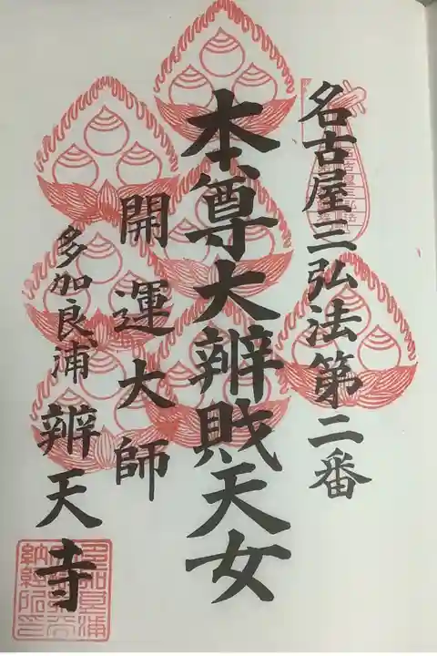 名古屋三弘法の重ね印です。7度目ですね。