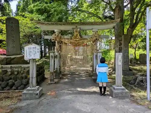 高田熊野宮の鳥居