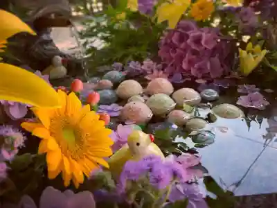滑川神社 - 仕事と子どもの守り神の手水舎