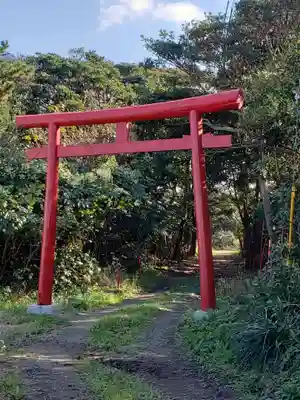 長九郎稲荷神社の鳥居