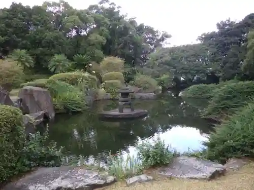 屋久島大社の庭園