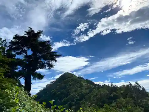 山家神社奥宮の景色