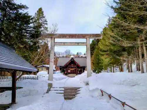 愛別神社の鳥居