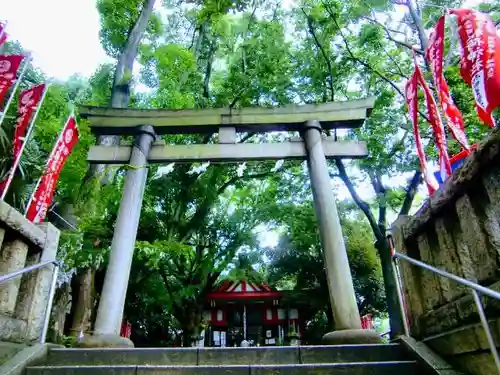 笠䅣稲荷神社の鳥居