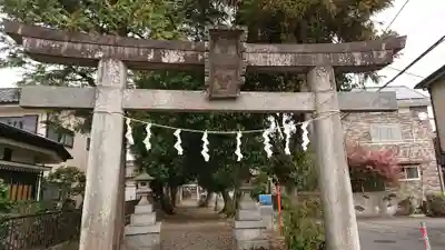 青渭神社の鳥居
