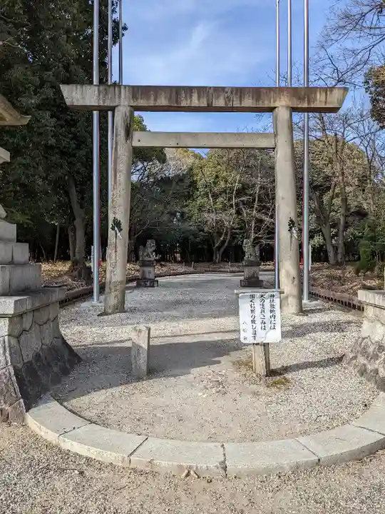 八幡社(柏井町)の鳥居