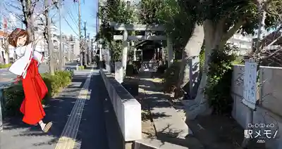 随喜稲荷神社の鳥居