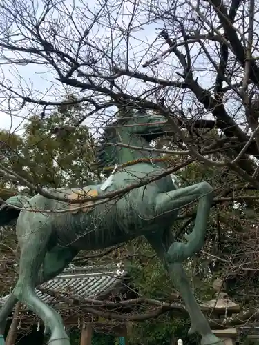 萩原神社の狛犬