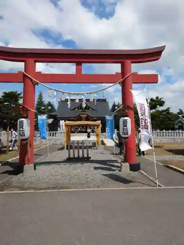 美瑛神社の鳥居