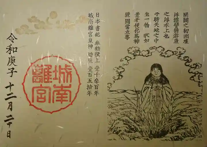 城南宮の御朱印