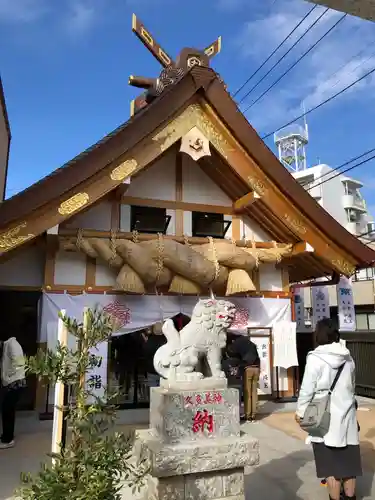 出雲大社埼玉分院の狛犬