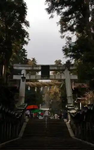 宝山寺の鳥居