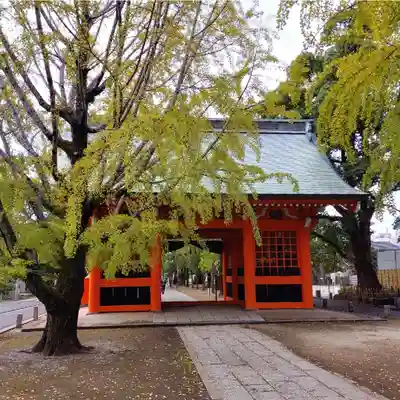 葛飾八幡宮の山門・神門