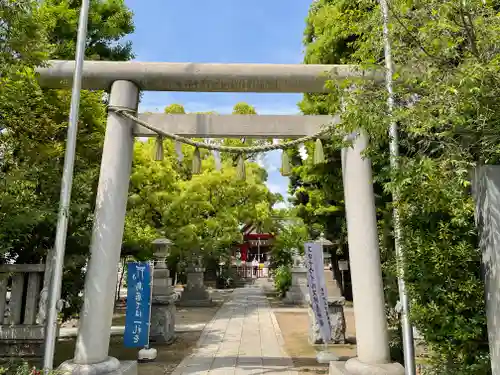 徳持神社の鳥居
