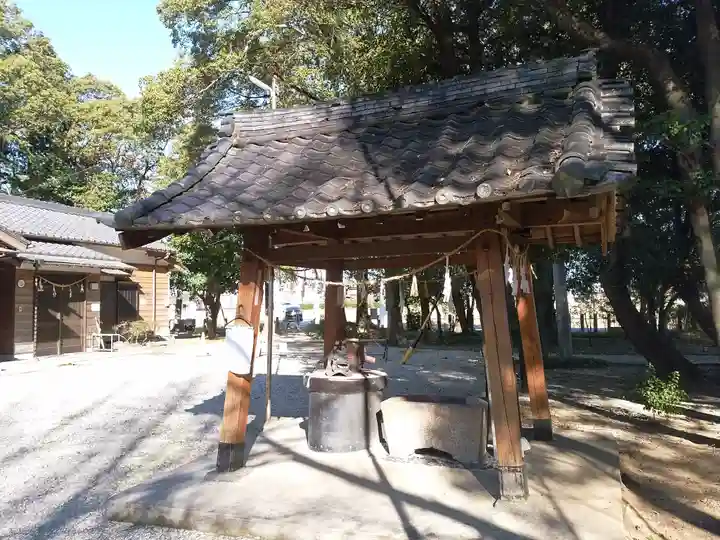 犬ヶ坪神明社の手水舎