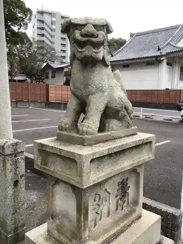 日置神社の狛犬