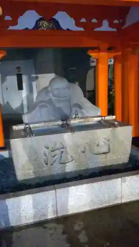 穴八幡宮の手水舎