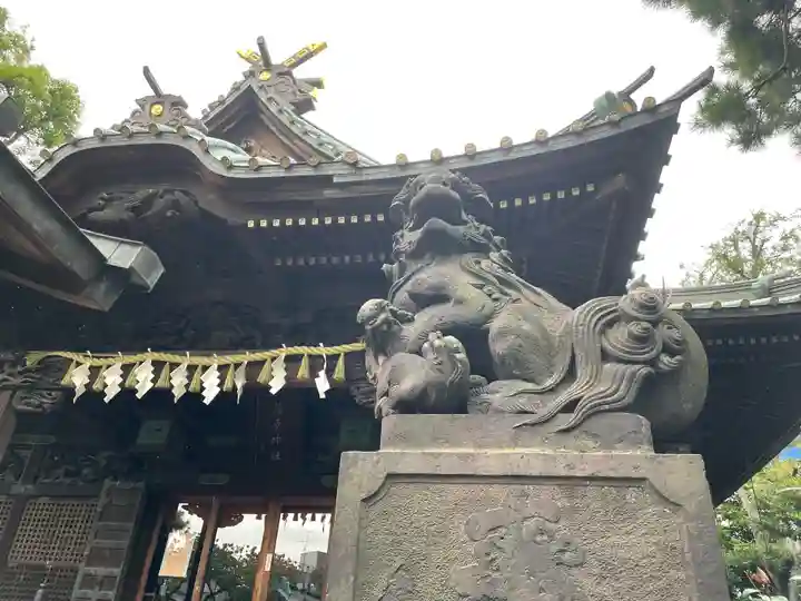 荏原神社の狛犬