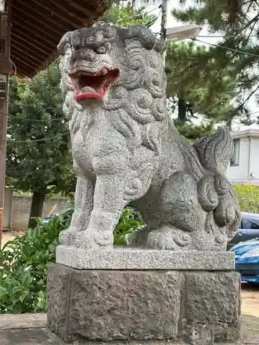 胡録神社の狛犬